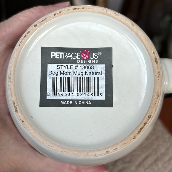 COPY - ‘Dog Mom’ Large Stoneware 20 oz Coffee  Mug by Petrageous Designs.  New! - Picture 5 of 5